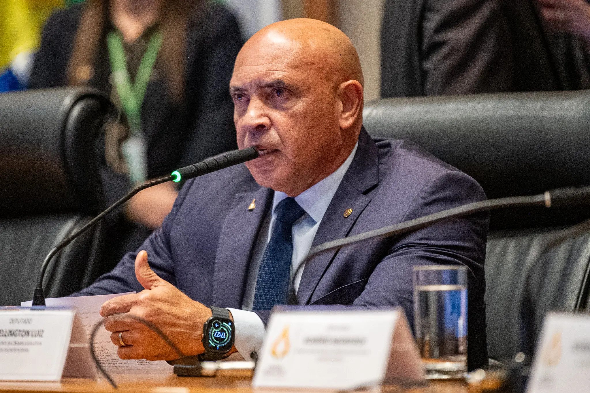 Baleia Rossi criou comissão para debater possível afastamento de Wellington Luiz da liderança local.