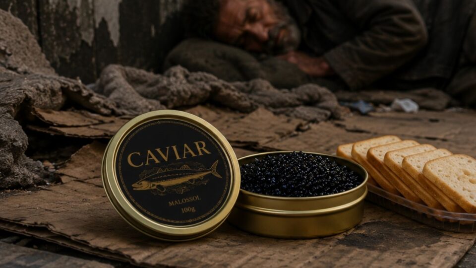 Você daria caviar a um mendigo?