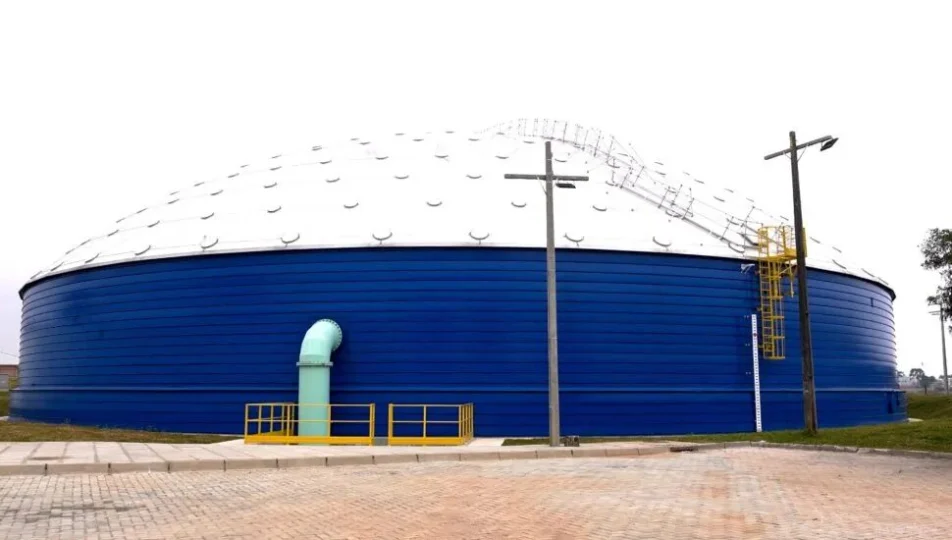 Novo reservatório da Sanepar amplia capacidade e reduz risco de desabastecimento em Curitiba.