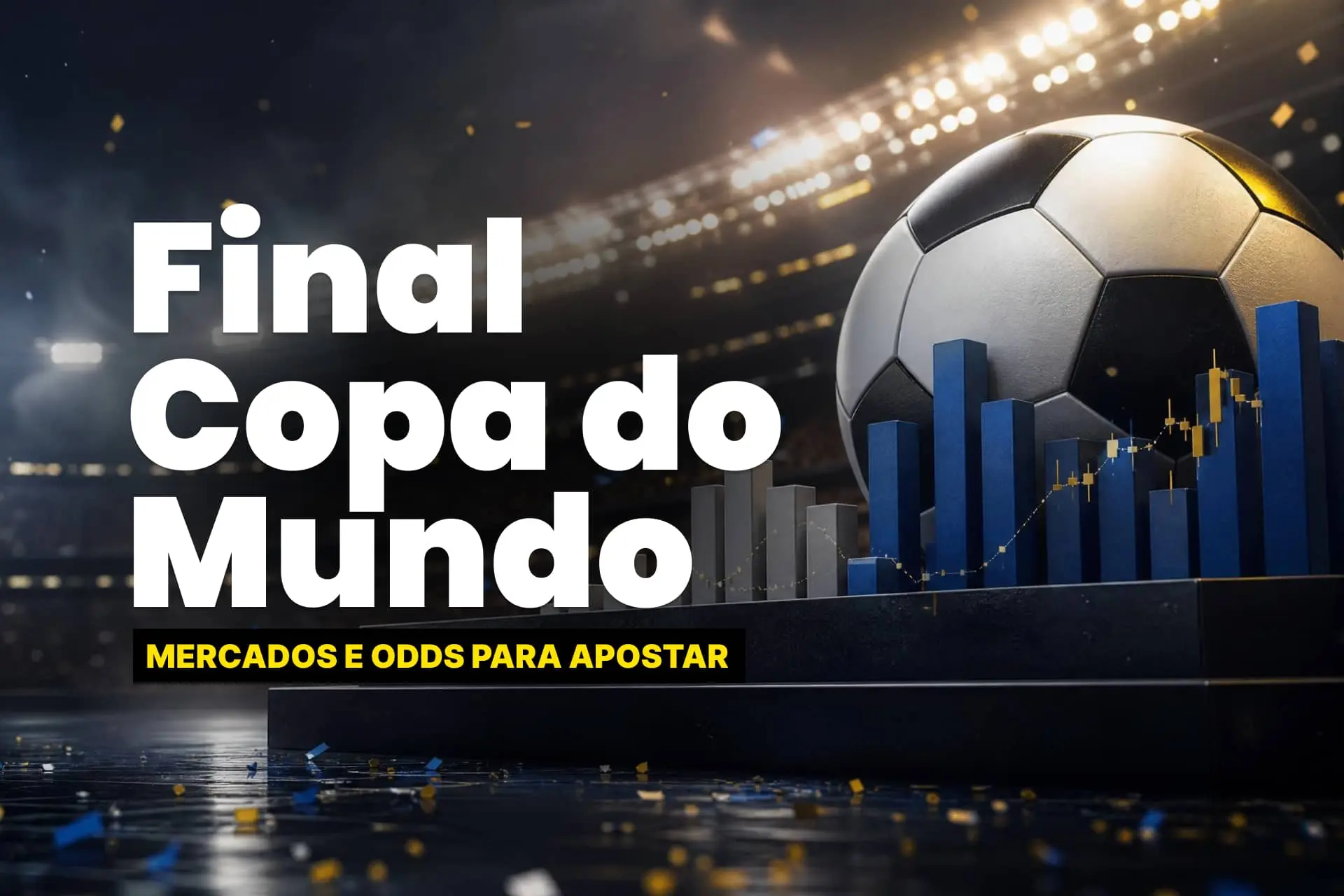 Mercados e odds para apostar na Final da Copa do Mundo de 2026.