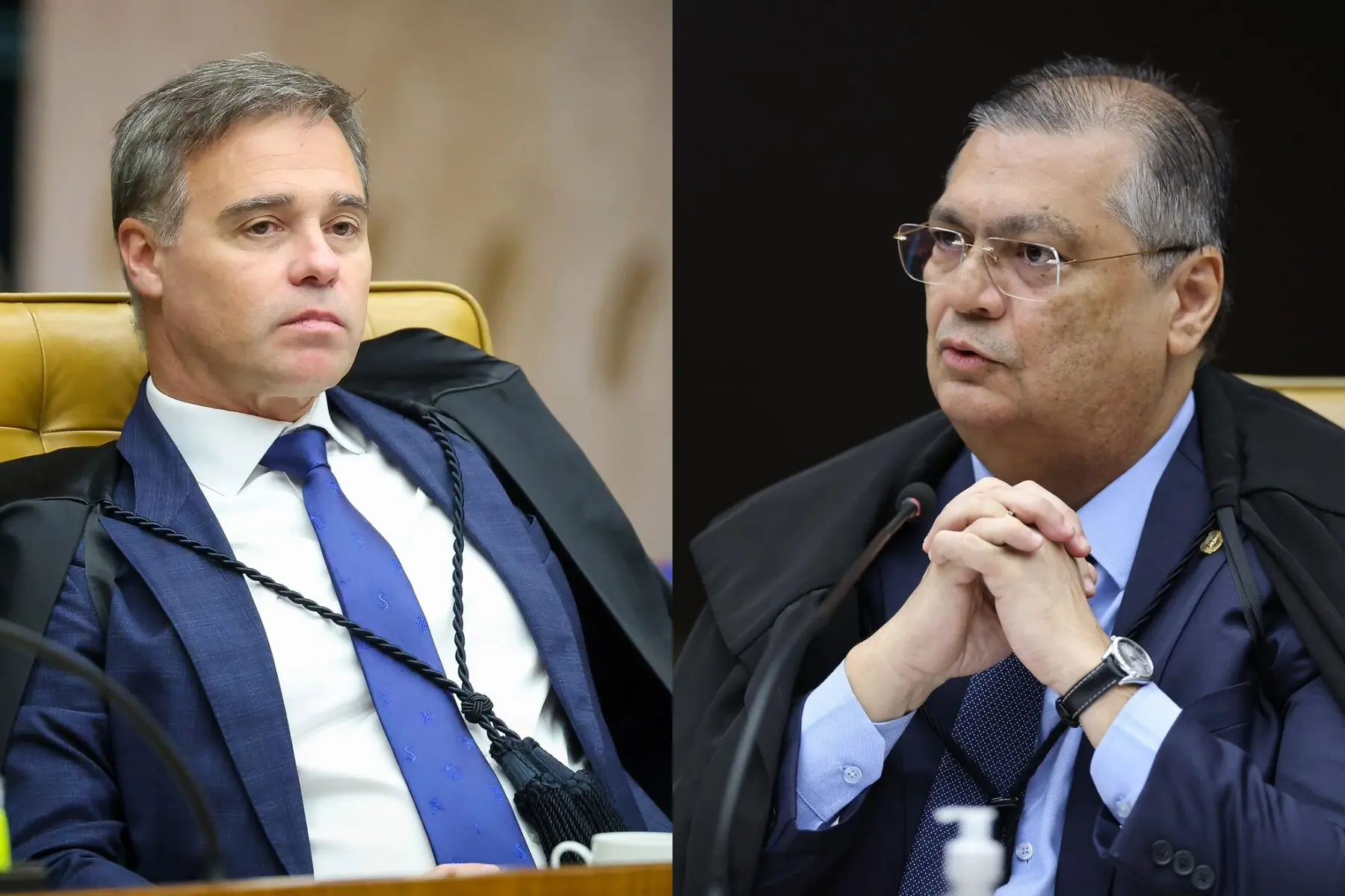 Mendonça e Dino discutem sobre risco de censura nas redes
