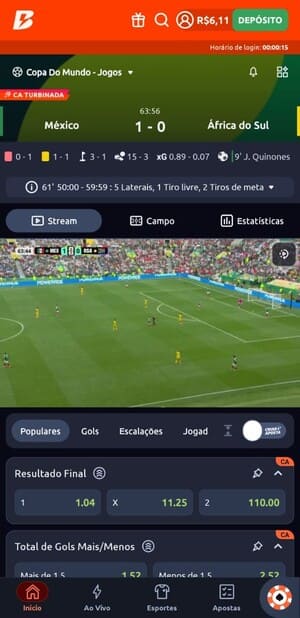 Streaming ao vivo da Copa do Mundo na Betano