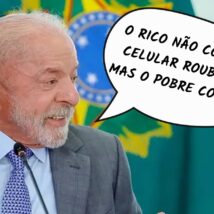 Frases da Semana: “O rico não compra celular roubado, mas o pobre compra” Lula, Janja, Marina e grande elenco abrilhantam mais um Frases da Semana, nossa coleção permanente de pérolas do pensamento nacional