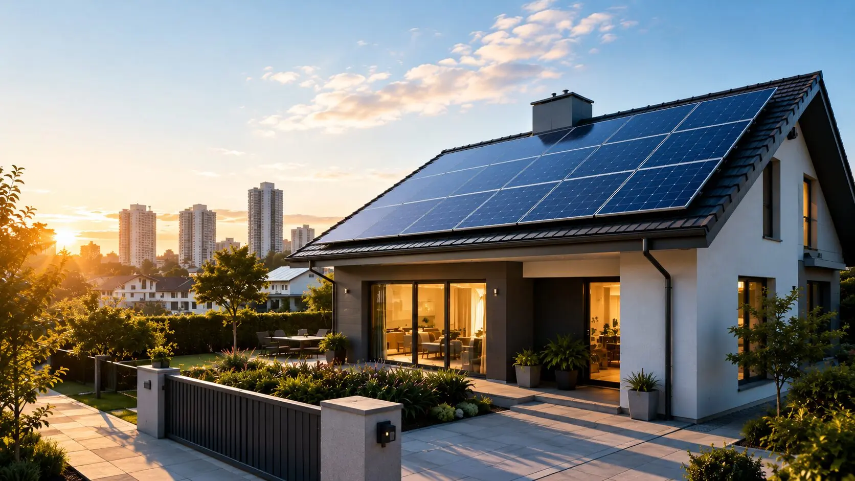 A instalação de sistemas fotovoltaicos reduz custos operacionais, aumenta a eficiência energética e pode contribuir para a valorização patrimonial de imóveis residenciais e comerciais.