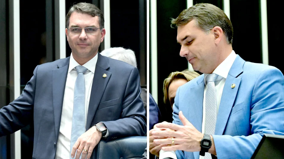 Flávio Bolsonaro troca relógio para modelo mais simples.