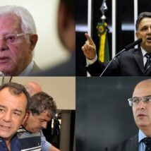 Moreira Franco, Anthony Garotinho, Sérgio Cabral e Wilson Witzel: ex-governadores do Rio de Janeiro que tiveram suas trajetórias marcadas por investigações, disputas judiciais e diferentes desdobramentos na vida política do estado Imagem referente a matéria