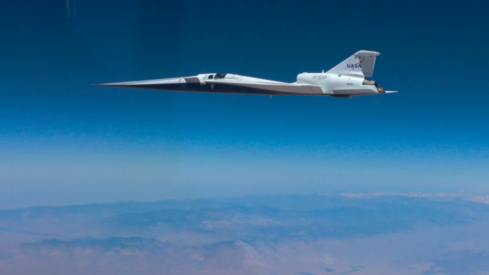 Avião X-59: avião rompe barreira do som