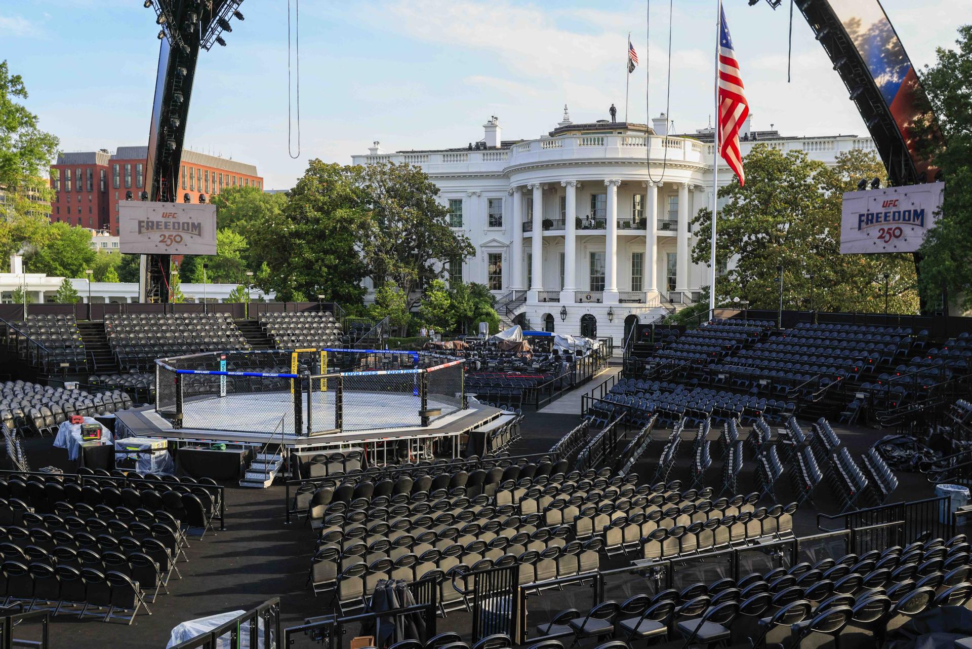 Como Donald Trump transformou a Casa Branca em um octógono do UFC?