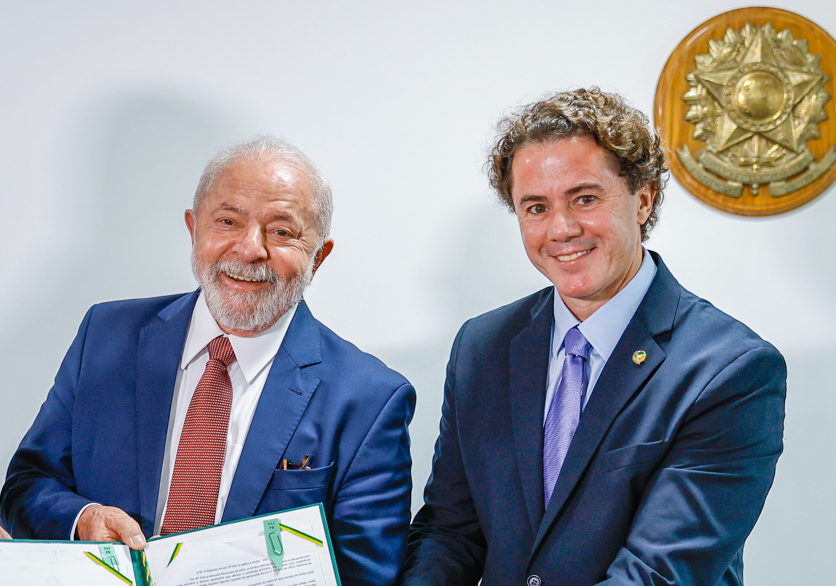 Lula declarou apoio à reeleição do senador Veneziano Vital do Rêgo (MDB-PB).