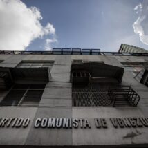 Fachada do prédio do partido comunista da Venezuela em Caracas. Imagem referente a matéria