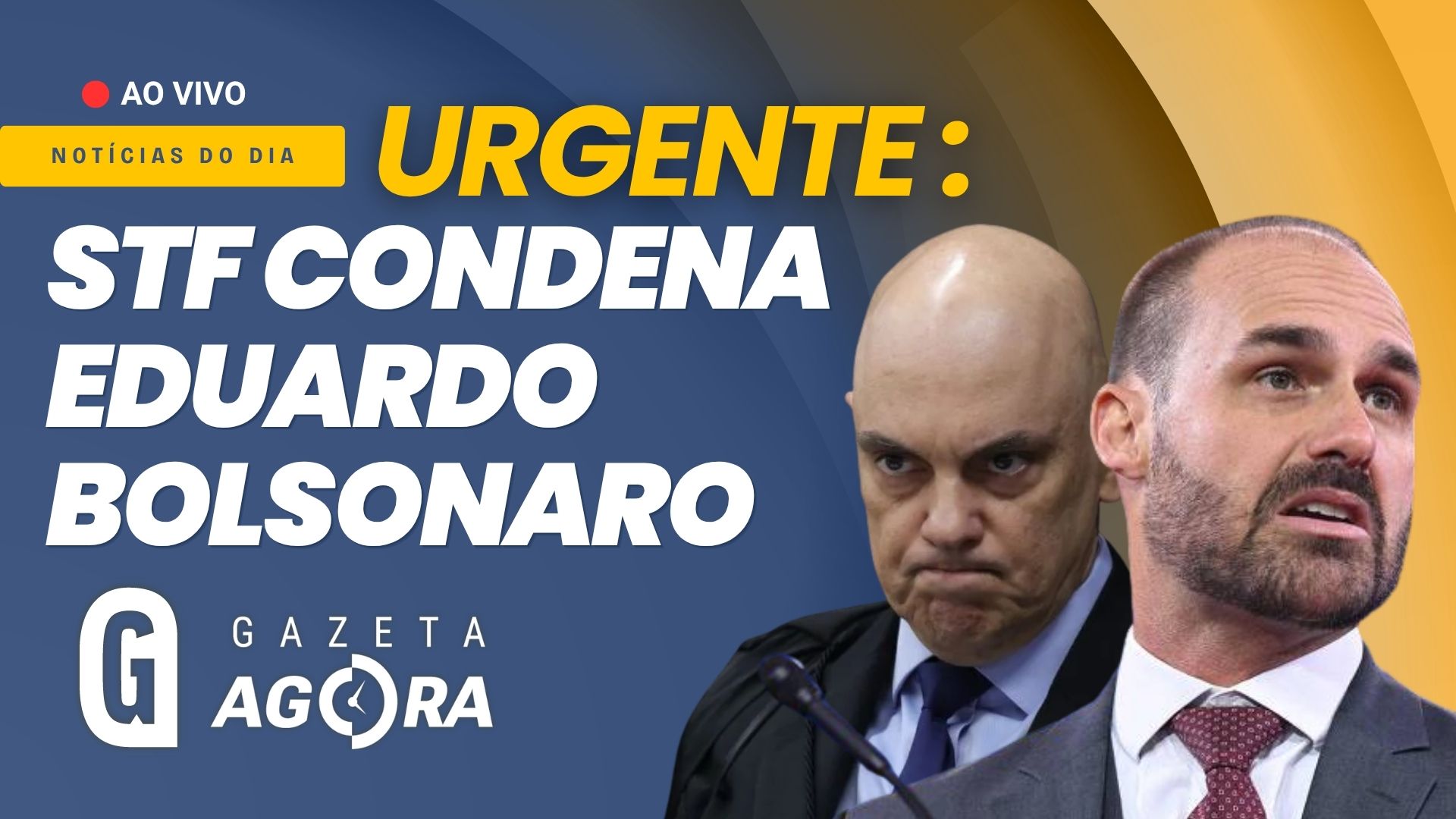 Gazeta Agora: em julgamento no plenário, STF forma maioria para condenar Eduardo Bolsonaro