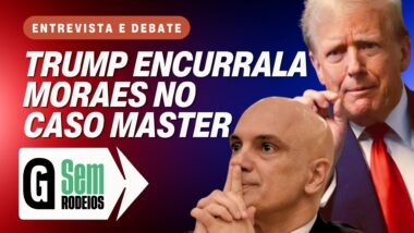Trump estar monitorando os desdobramentos das investigações envolvendo o Banco Master e o banqueiro Daniel Vorcaro. Imagem referente a matéria