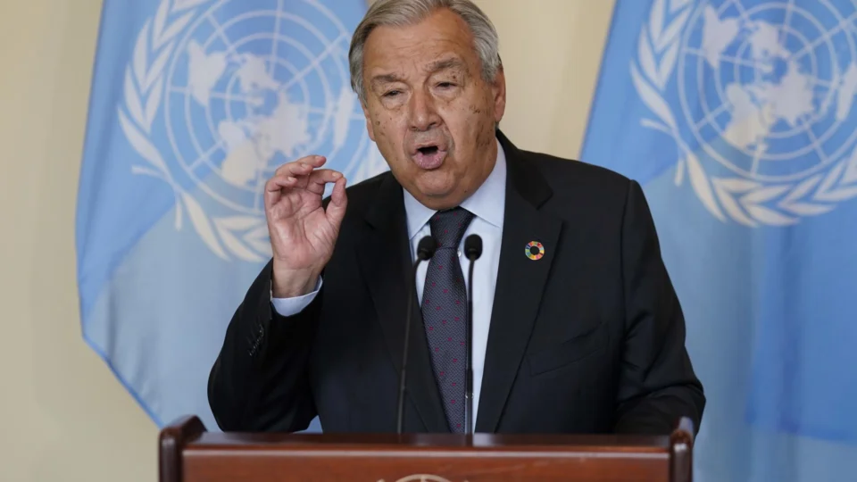 António Guterres, secretário-geral das Nações Unidas: a ONU usa a educação ambiental para implantar uma verdadeira reforma currícular em escala global
