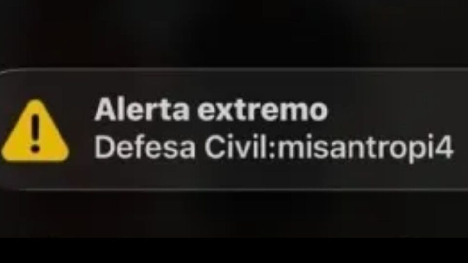 O que fazer em caso de alerta extremo de misantropia?