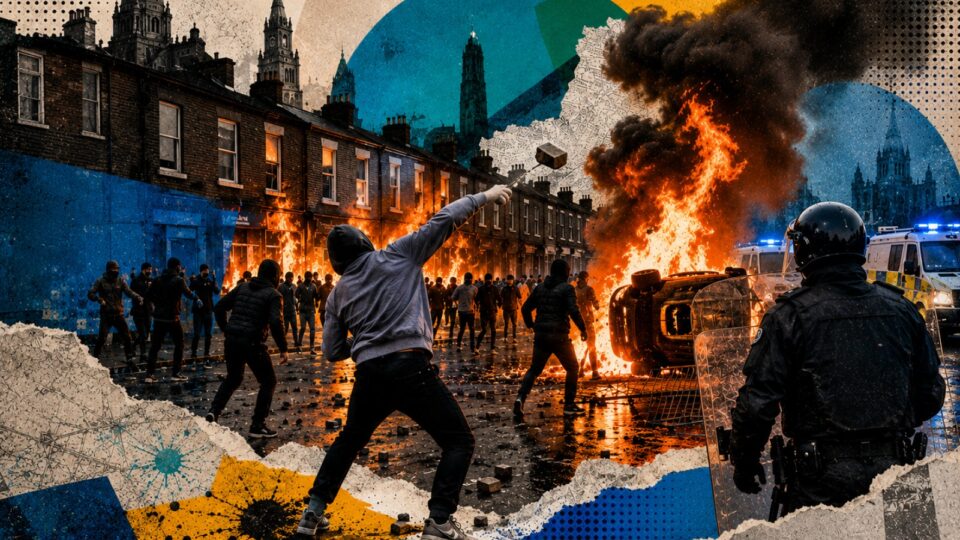 Belfast está em chamas, e a mídia não diz por quê