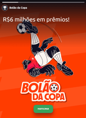 Bolão para a Copa do Mundo disponível na Betano