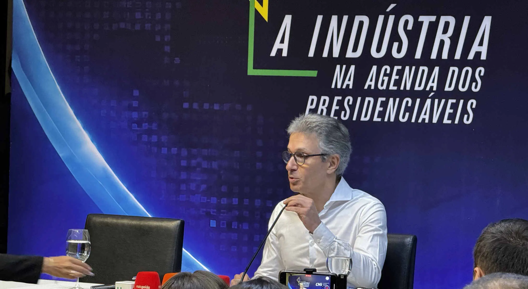 Romeu Zema participou de evento da CNI em Brasília