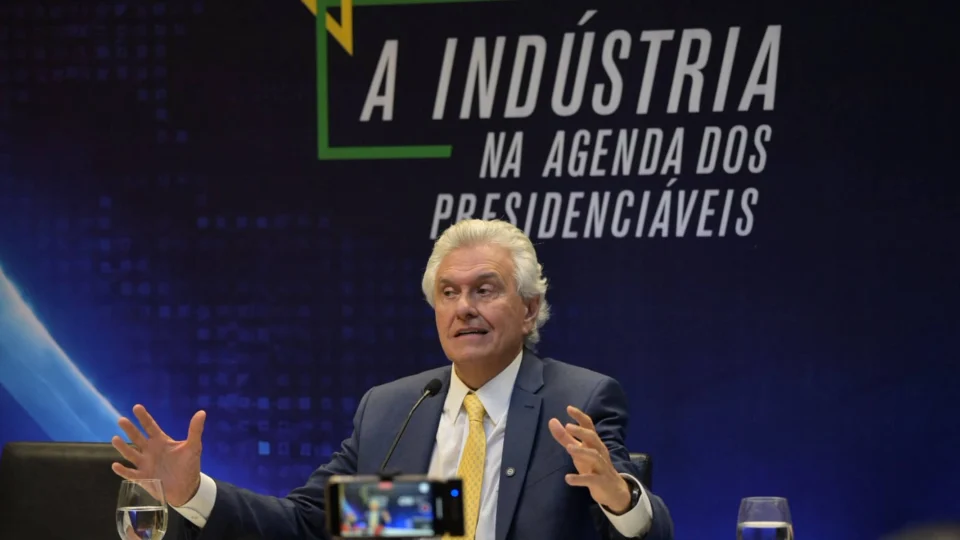 Caiado participou de evento da CNI
