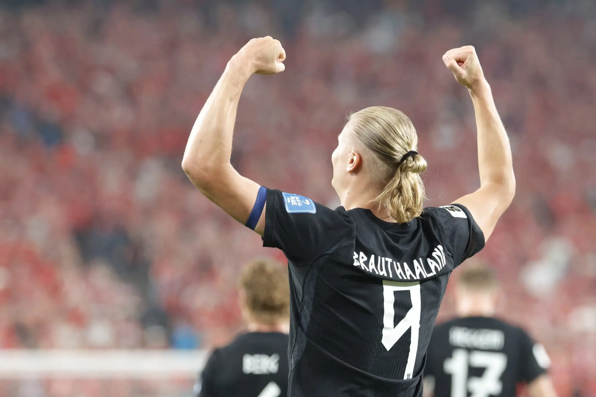 Haaland, atacante da Noruega