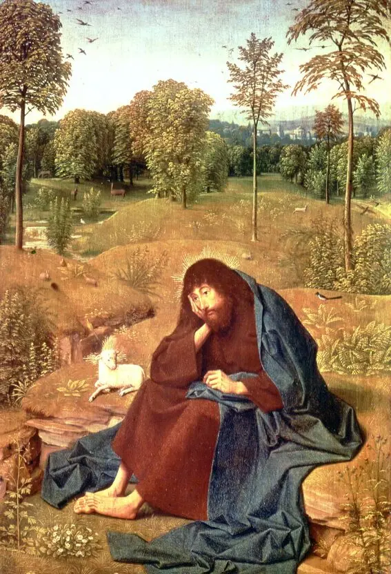 Pintura a óleo de João Batista.