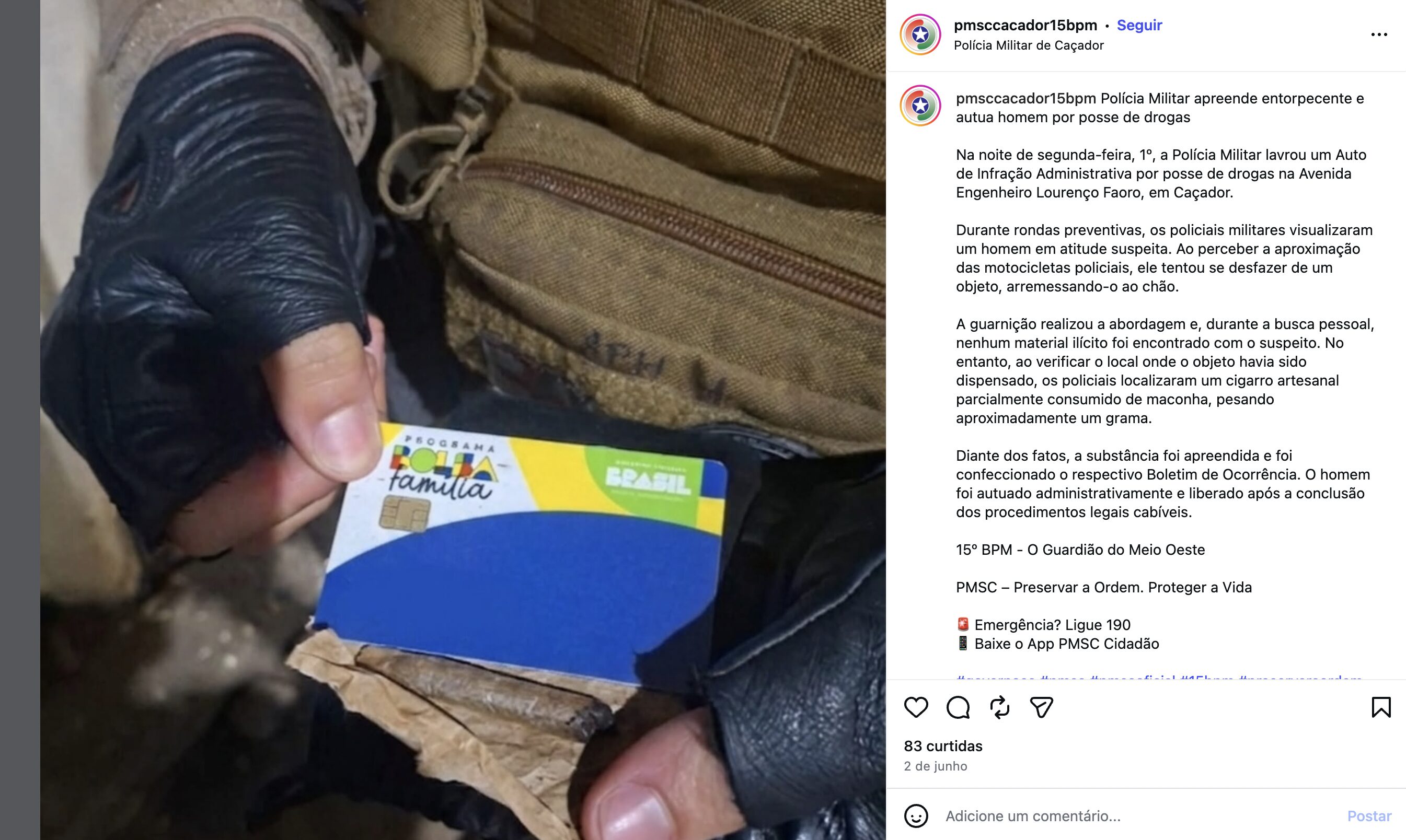Cartões do Bolsa Família são usados na compra de drogas.