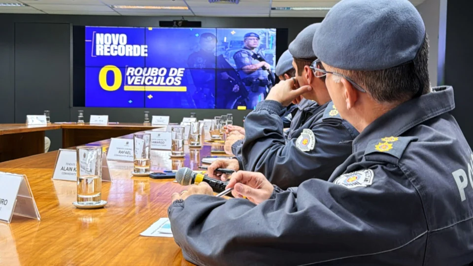 Integração entre as forças de segurança e tecnologia contribuíram para o resultado histórico de zero roubo de veículos em abril.