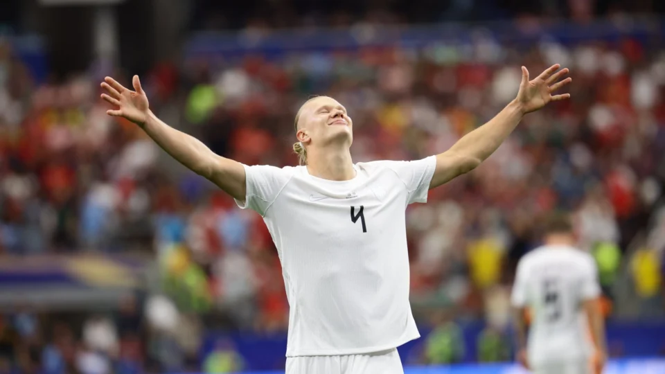 Haaland, jogador da Noruega