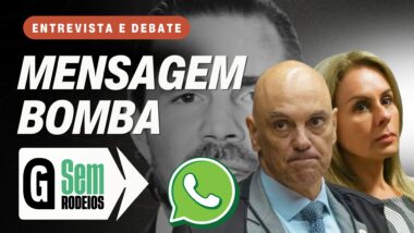 Mensagens obtidas pela PF indicam que a esposa do ministro Alexandre de Moraes (STF), enviou a Vorcaro contrato de R$ 129 milhões. Imagem referente a matéria