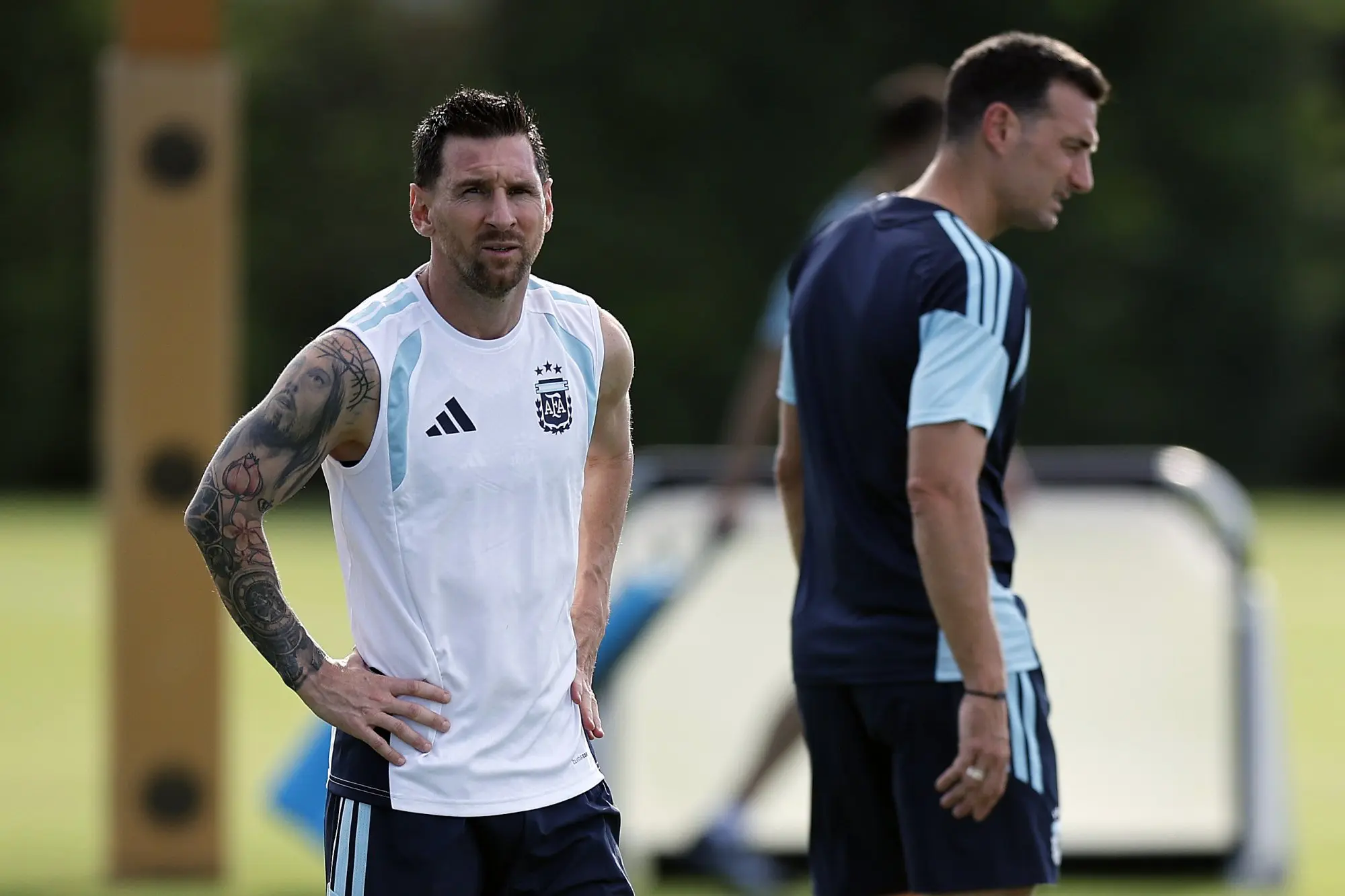 Messi e Scaloni