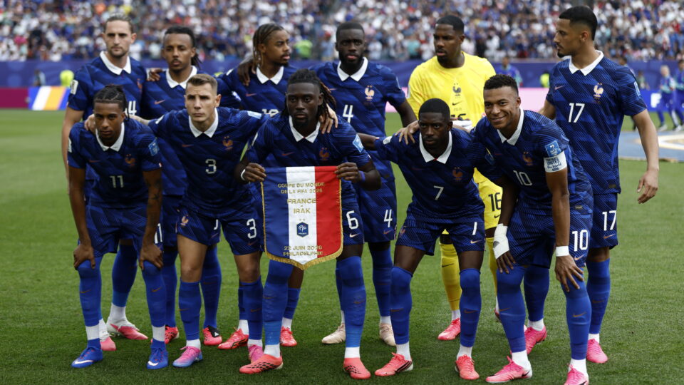 Quantos franceses jogam na seleção da França?
