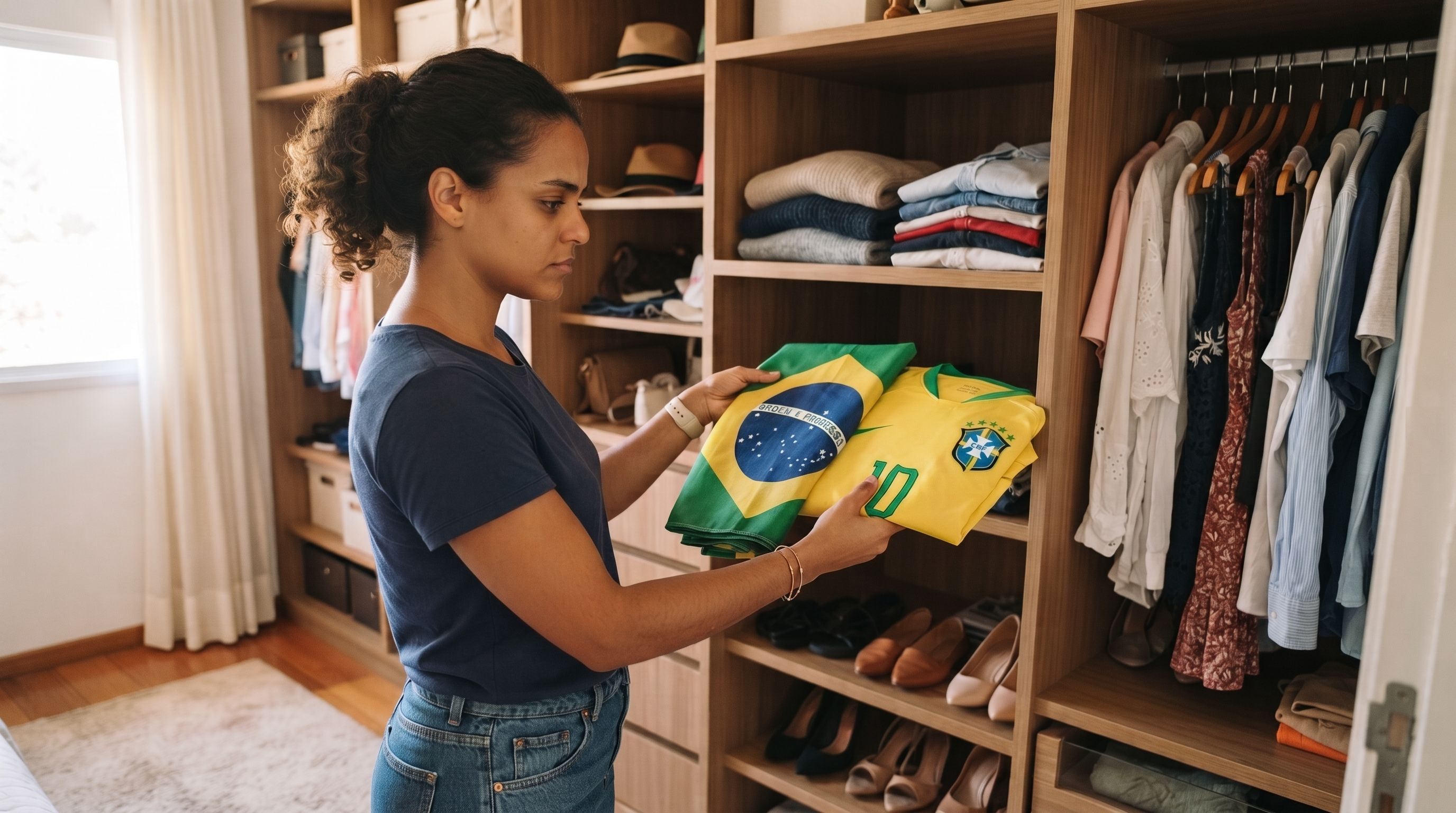 Com o fim da Copa para o Brasil, guardemos as bandeiras para exibi-las de novo na Semana da Pátria.