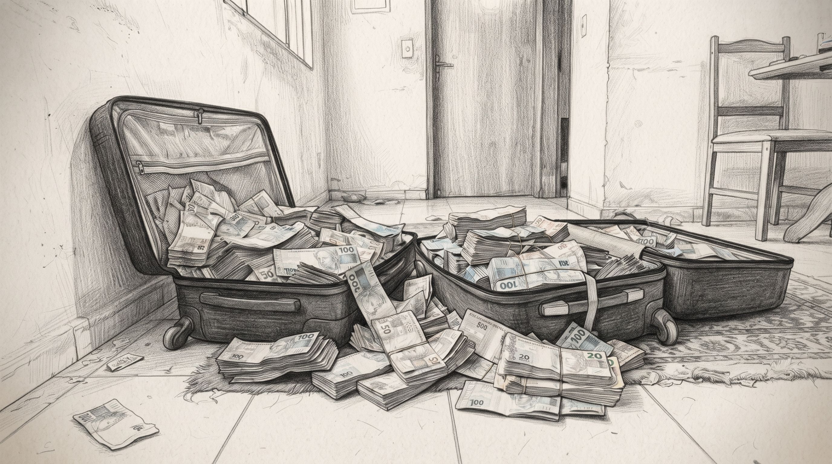 A mala de dinheiro é um clássico da corrupção brasileira.