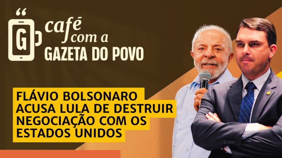 Flávio culpa Lula por tensão com os EUA e promete defender o Brasil contra tarifas