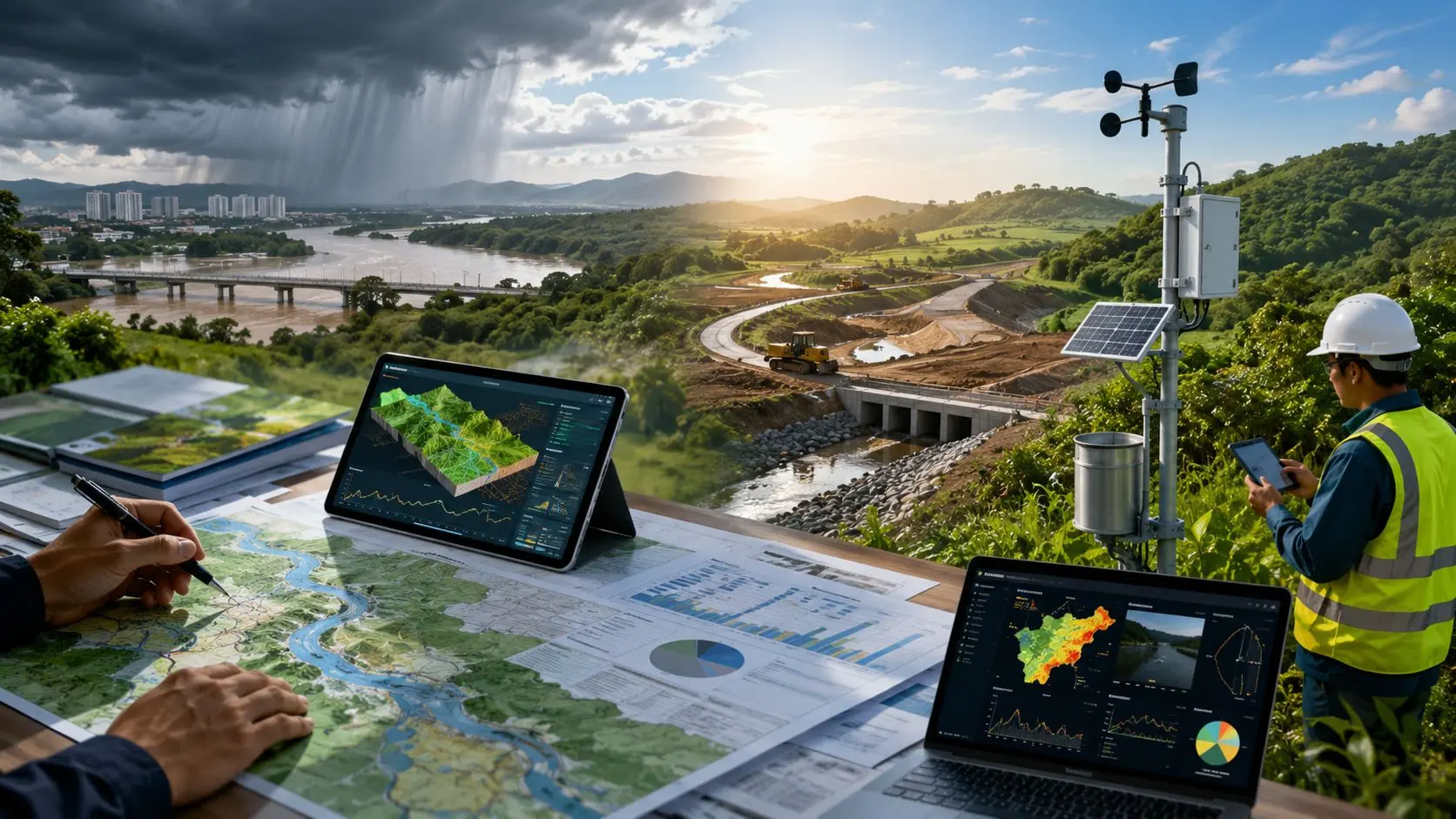 Estudos técnicos e monitoramento contínuo orientam decisões mais seguras e sustentáveis.