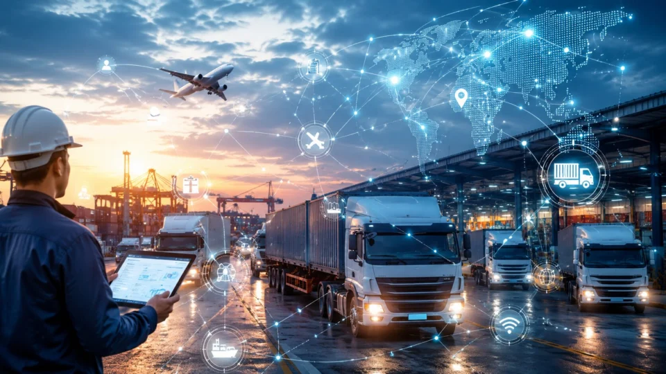 A inteligência artificial está transformando a logística ao antecipar riscos, otimizar rotas e tornar as operações mais eficientes, previsíveis e competitivas.
