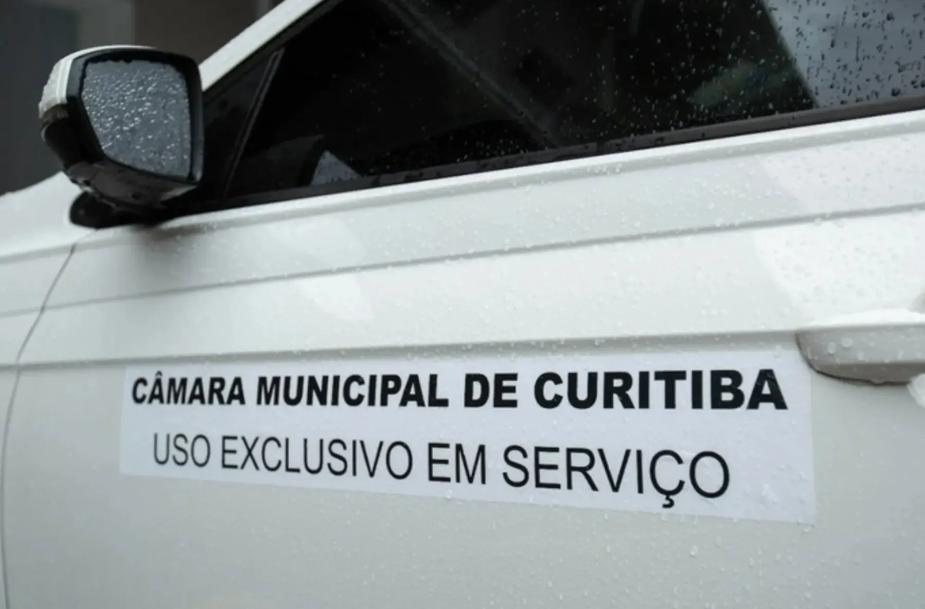 Carro oficial vereador Curitiba