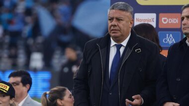 O presidente da AFA, Claudio “Chiqui” Tapia, já era alvo de investigação na Argentina Imagem referente a matéria