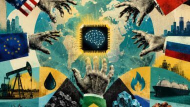 A IA começa a ocupar lugar comparável ao que a energia ocupou na Revolução Industrial ou o petróleo desempenhou durante o século XX. Imagem referente a matéria