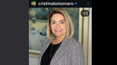 A advogada Ana Cristina Valle, segunda ex-mulher de Jair Bolsonaro. Imagem referente a matéria