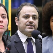 Quem é e o que quer a nova Bancada da Esquerda Radical Sâmia Bomfim, Glauber Braga e Renato Freitas: novo grupo quer radicalizar.