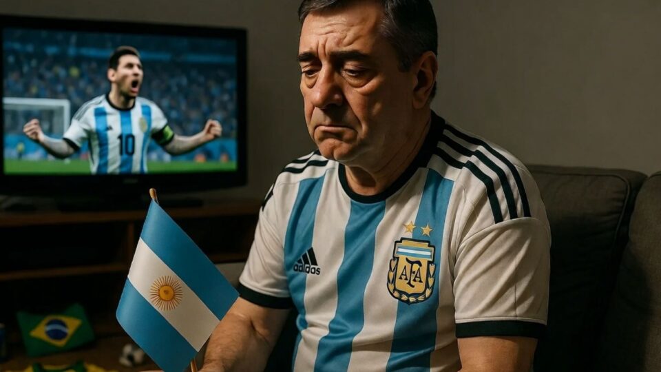 Ninguém é mais triste do que o brasileiro que torce pra Argentina