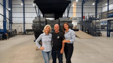Yolanda e Jorge Manuel Oliveira, fundadores da empresa e Raquel Oliveira, CEO da Fluvimar