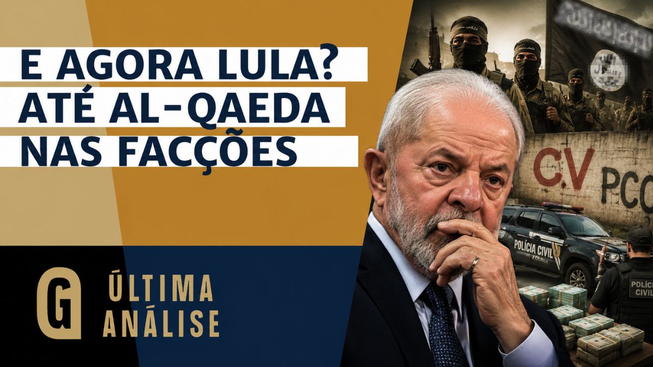 Programa Última Análise desta quarta-feira (15) debate a respeito de conexões internacionais entre PCC e CV com terrorismo.