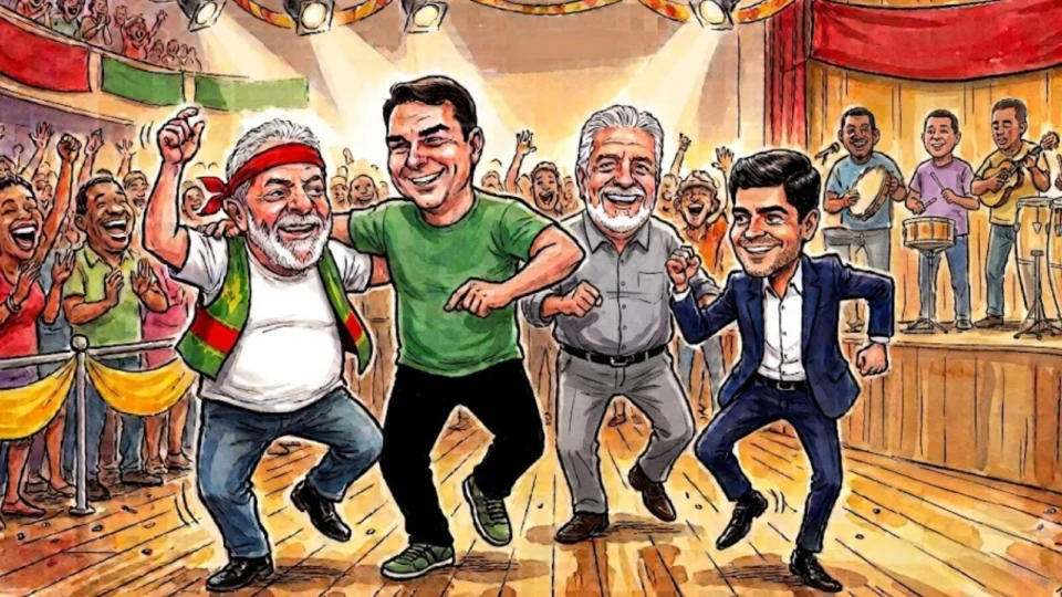Lula, Flávio Bolsonaro, Jacques Wagner e ACM Neto: candidatos se comportam como influenciadores do TikTok.