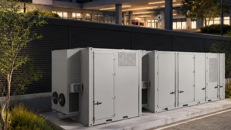 Sistema de armazenamento de energia por baterias instalado em ambiente industrial, tecnologia que amplia a segurança do fornecimento elétrico e ganha espaço na transição energética.