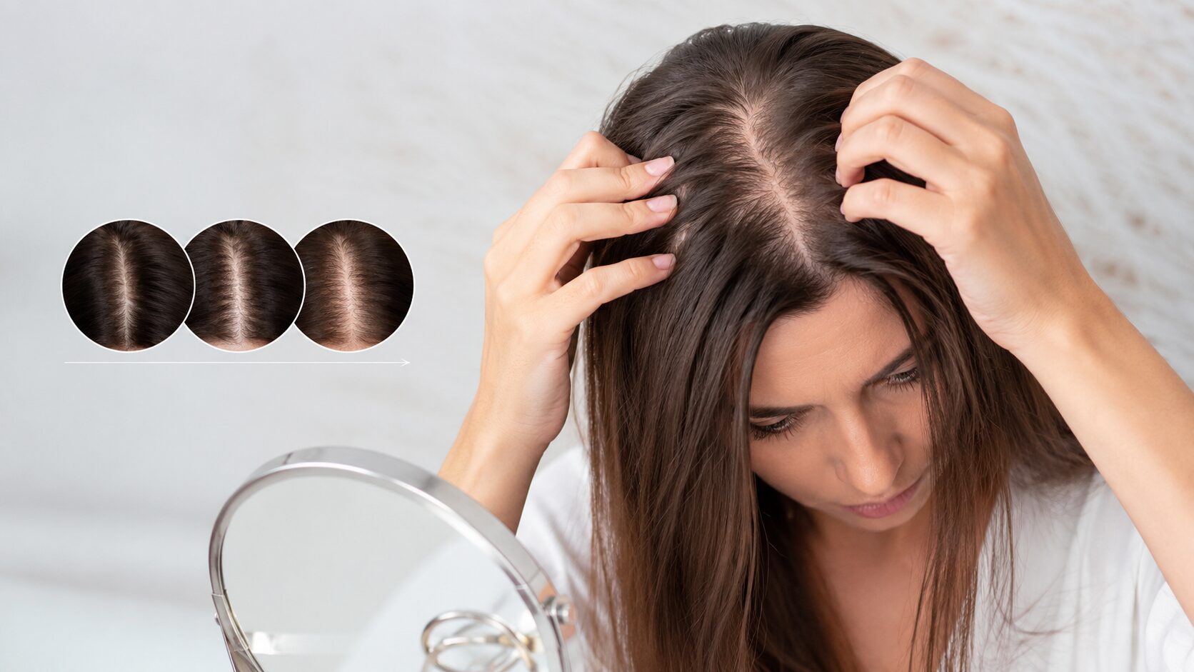 A perda gradual de volume, o alargamento da risca central e a maior transparência do couro cabeludo podem ser sinais iniciais da alopecia feminina. Identificar essas mudanças precocemente é essencial para investigar as causas e ampliar as possibilidades de recuperação da saúde capilar.