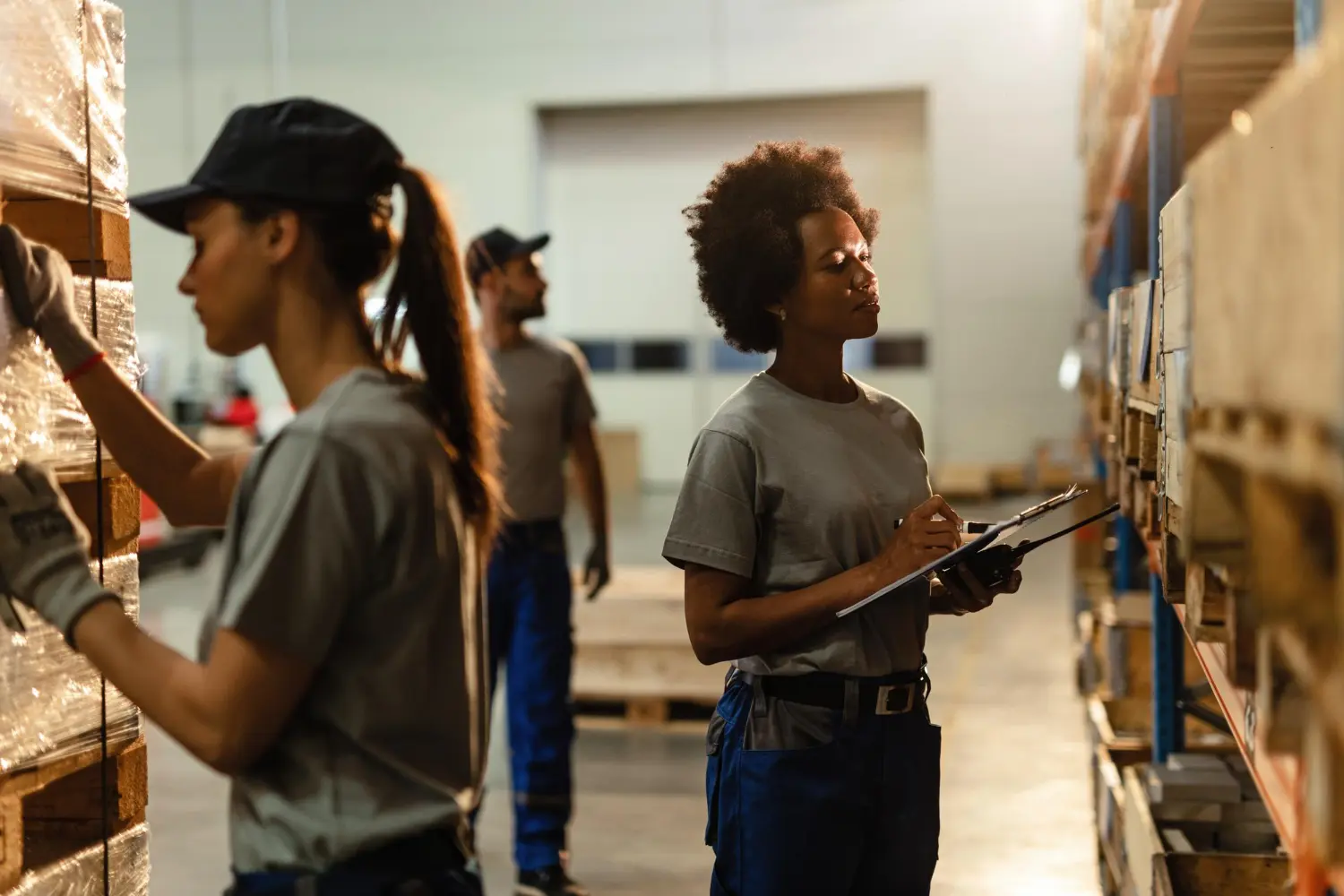 Profissionais atuam em centro de distribuição: o trabalho temporário segue como alternativa para atender demandas sazonais e ampliar a flexibilidade das empresas.