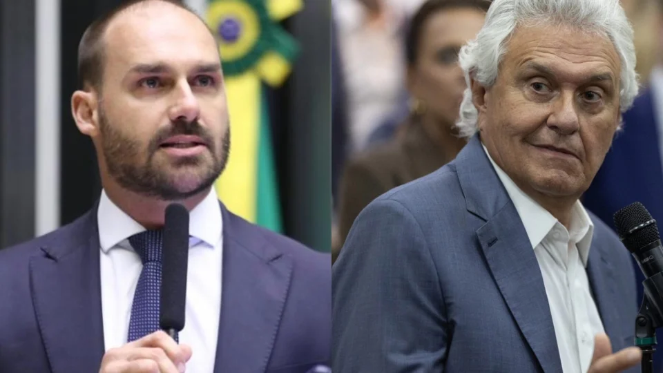 Caiado e Eduardo trocam farpas após crítica sobre Green Card