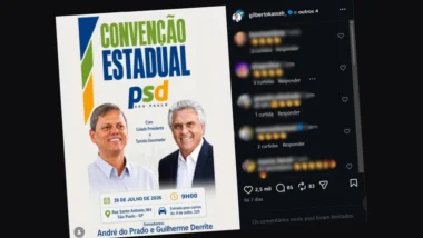 O governador de São Paulo já declarou apoio à candidatura presidencial do senador Flávio Bolsonaro (PL).