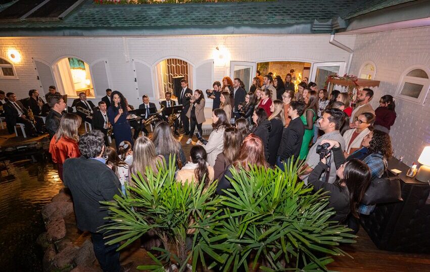 Evento Christmas in July, realizado em Curitiba pela UUSI Móveis e a Creare, antecipa as tendências para o Natal 2026.